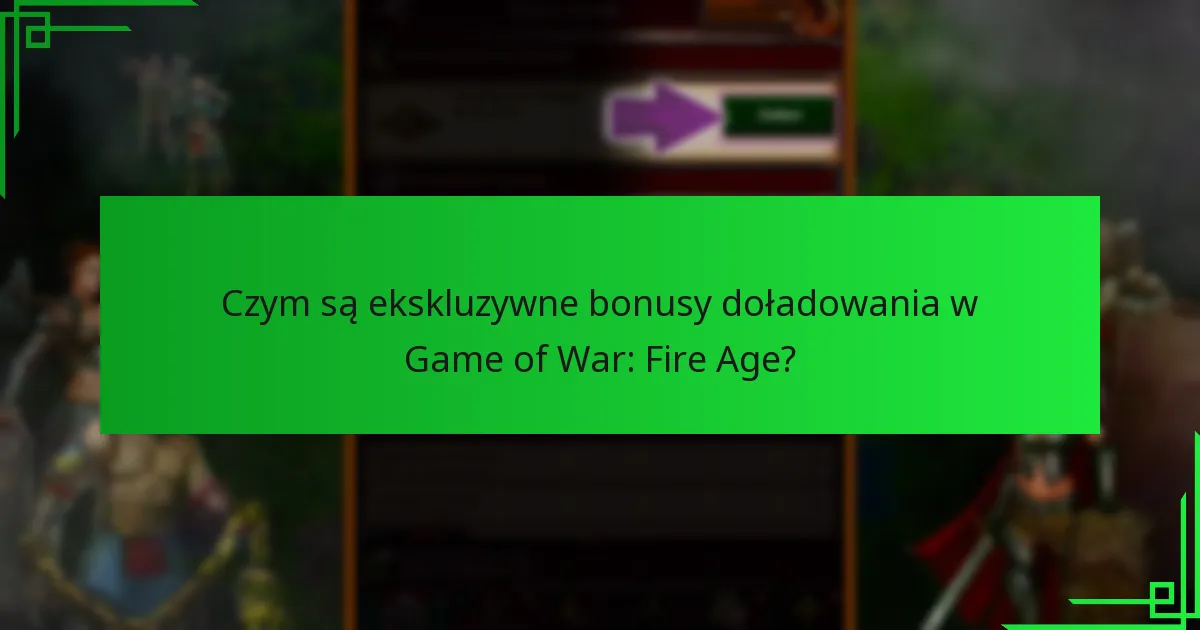 Kiedy dostępne są ekskluzywne bonusy doładowania?
