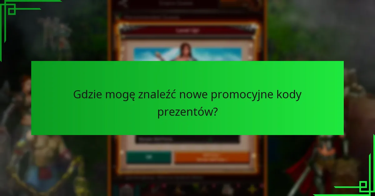 Jakie są daty ważności promocyjnych kodów prezentów?