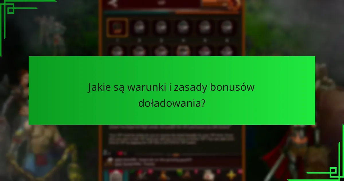 Jak bonusy doładowania wpływają na doświadczenie gracza?